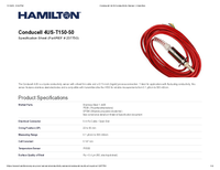 Thumbnail of document Conducell 4 US Conductivity Sensor Hamilton 20371